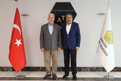 Ödemiş Ticaret Borsası  Başkanı A.Latif AKA, Ankara Ticaret Borsası’nı ziyaret etti.
